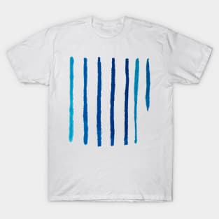 Striped Pattern - Watercolor T-Shirt